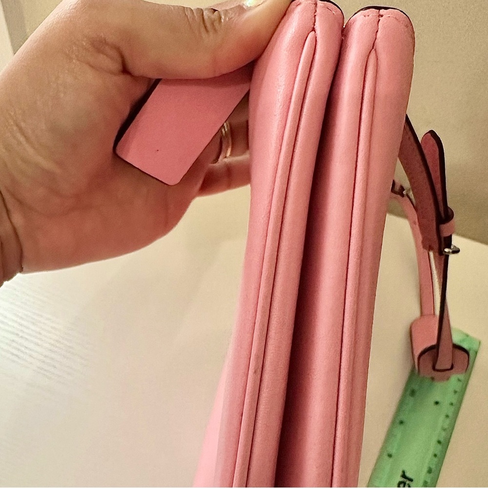 Pink Coach bag, coach shoulder bag,  mini pink bag, wristlet, babypink, Barbie - Picture 14 of 14